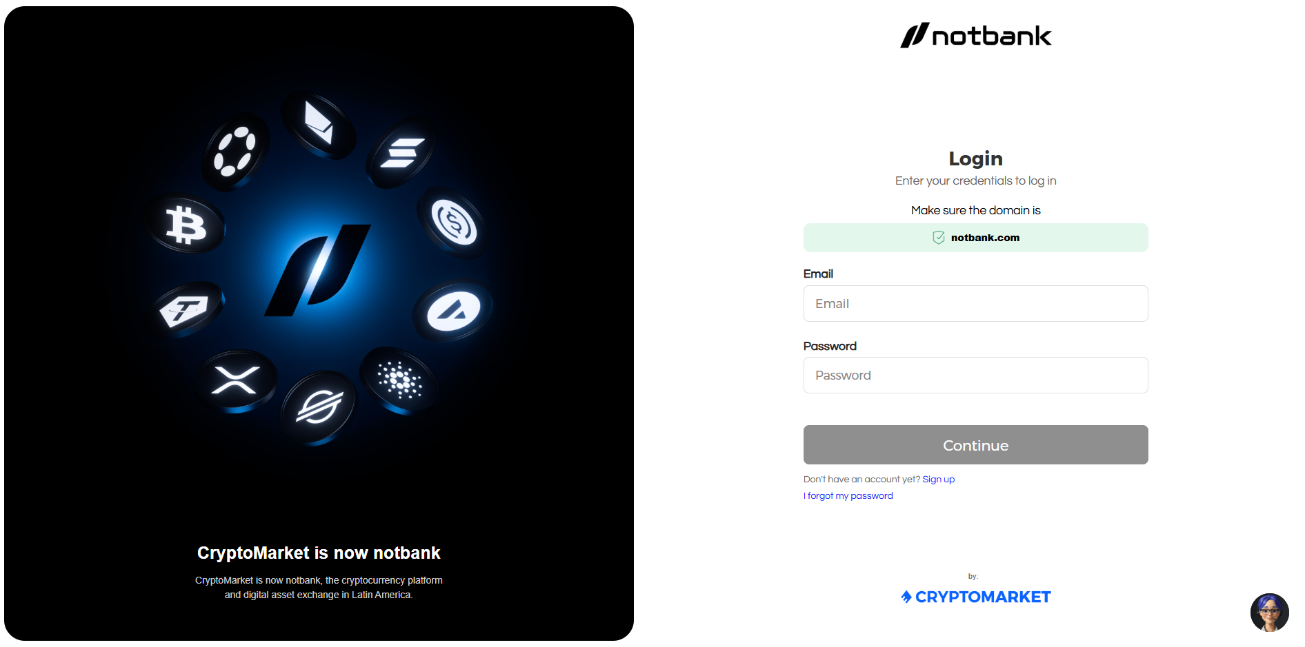 How to validate your proof of funds in notbank? Chile